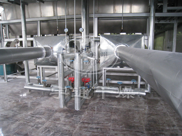 Vanillin boiling bed drying production line